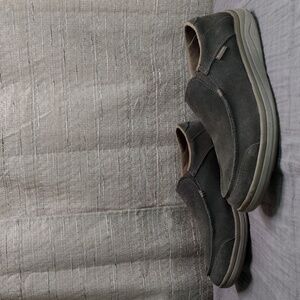 Simms Loafer Shoes Men's‎ Size 9 Gray Suede West Shore Moc Toe Casual Slip Ons